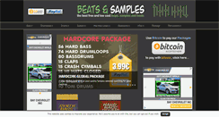 Desktop Screenshot of beatsandsamples.com